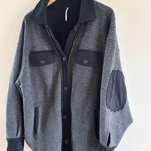 Free People Sherpa Shirt Jacket